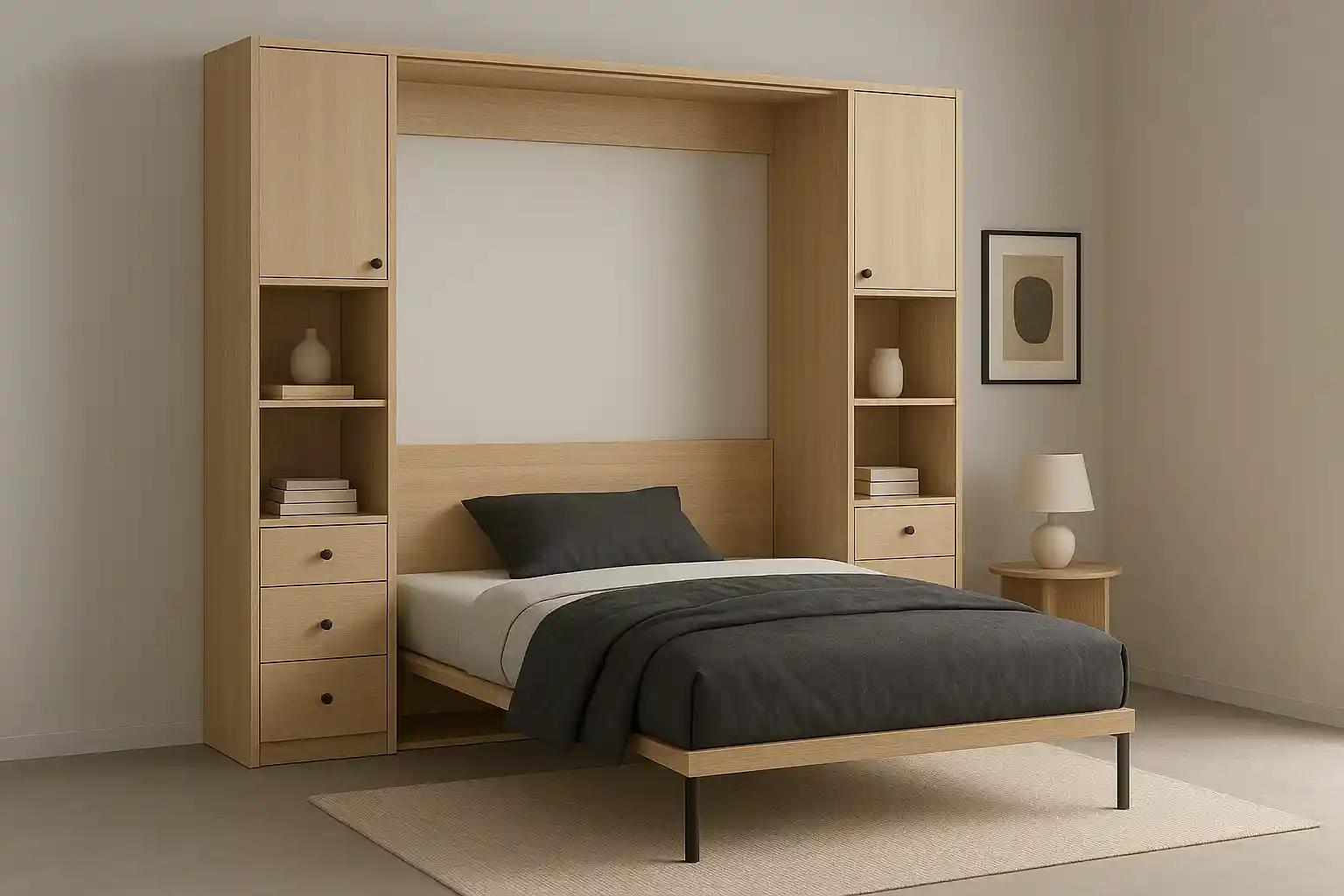 murphybed-with-table-combo